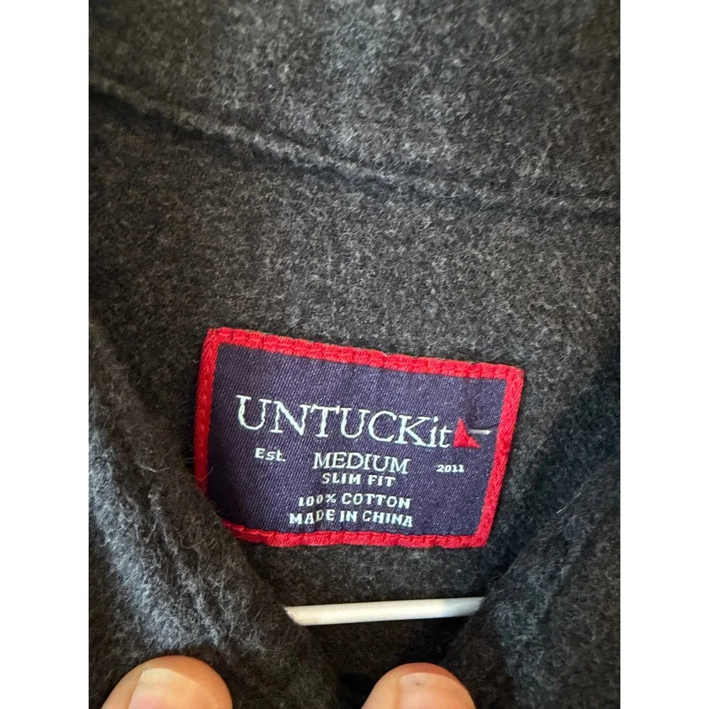UNTUCKit flannel button